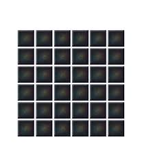 MOSAICO VENECIANO PANDA SERIE MOSAIK 2X2 CAJA 2.14MTS2 TORNASOL NEGRO