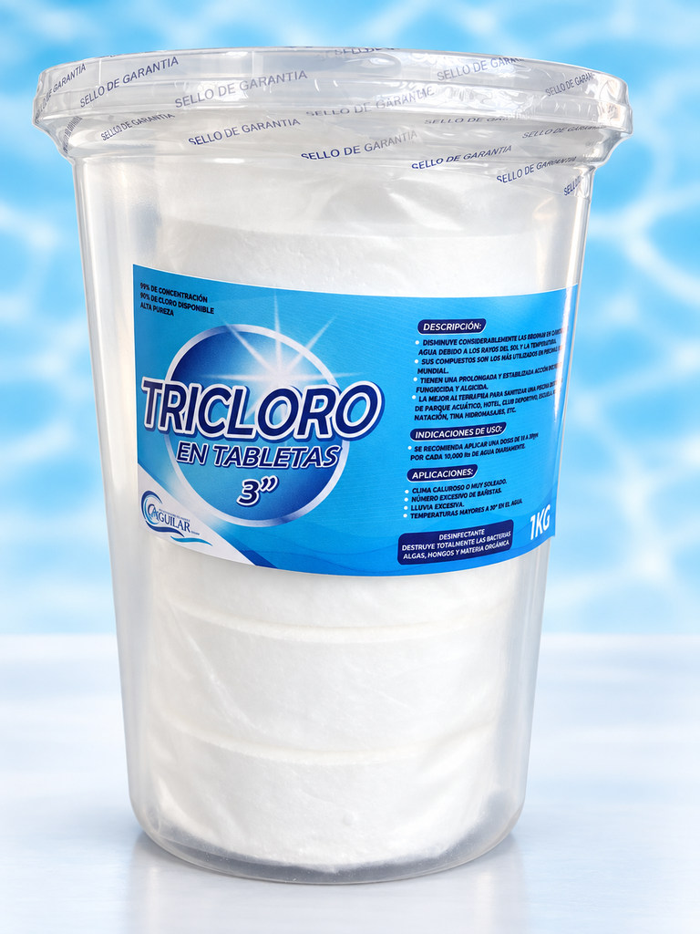 CLORO EN TABLETAS 3" PANDA 1KG