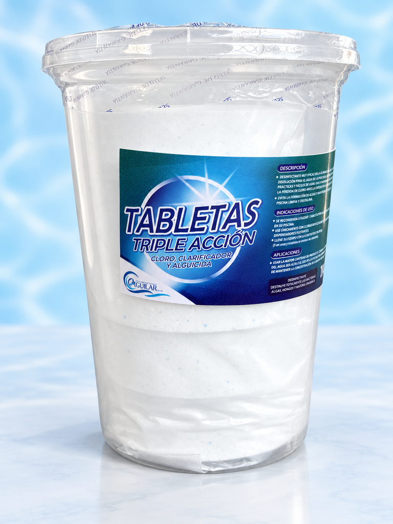 CLORO EN TABLETAS TRIPLE ACCION PANDA 1KG