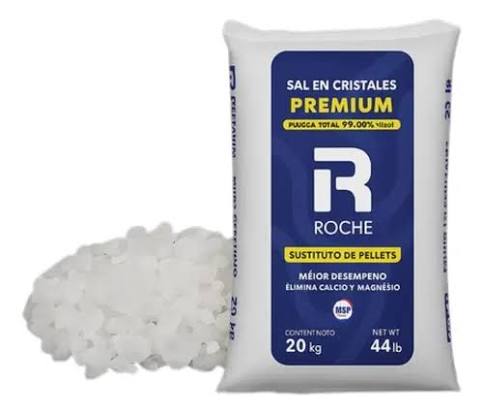 SAL DE ROCHE PREMIUM GRANO GRUESO 20KG