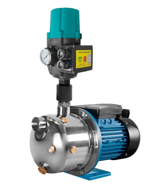 BOMBA PRESURIZADORA JET SERIE FIX 1/2HP + TANQUE HORIZONTAL 24L MEMBRANA